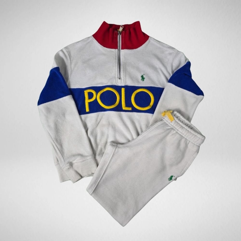 Polo white set
